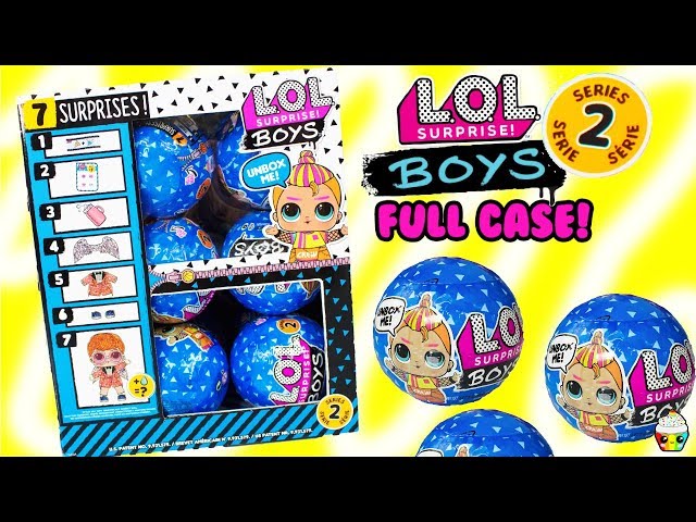 LOL Surprise BOYS Series 2 FULL CASE Will We Finish The Series???