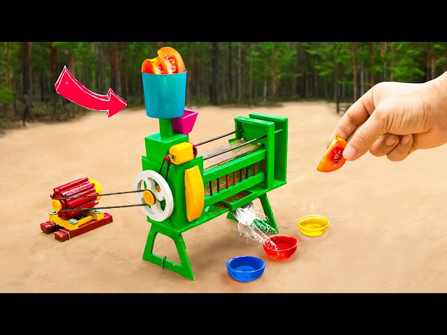 Top diy tractor making mini Tomato juice machine | Komal Kumar mini Mahindra tractor @sunfarming7533