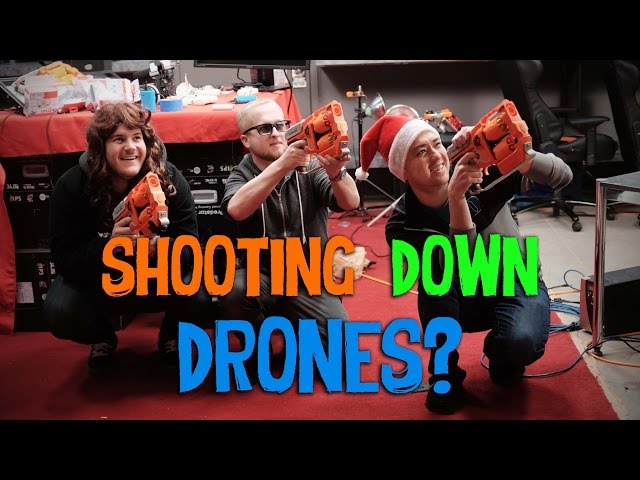 Mini drone Skeet Shooting