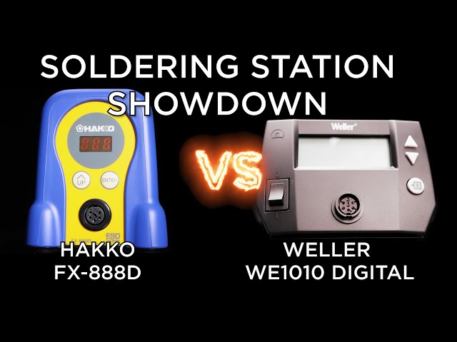 Soldering Station Showdown! Hakko FX-888D vs Weller WE1010 Digital