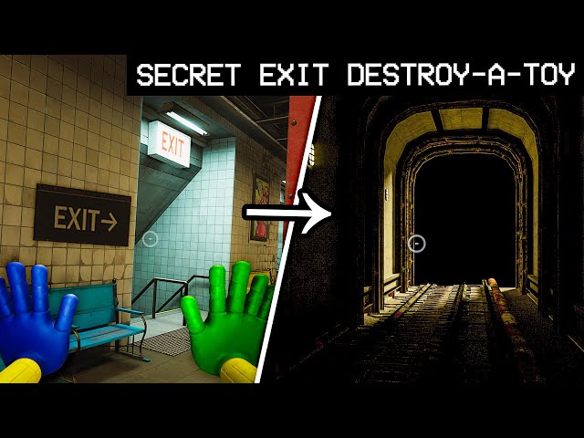 WHAT HAPPENS IF you go to EXIT IN DESTROY-A-TOY? - Project: Playtime [Phase 2 Update]