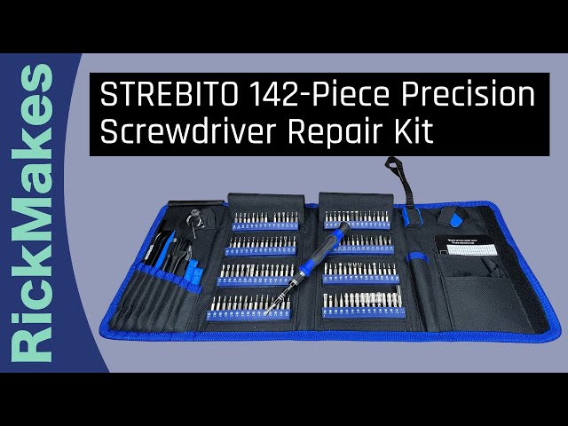 STREBITO 142-Piece Precision Screwdriver Repair Kit