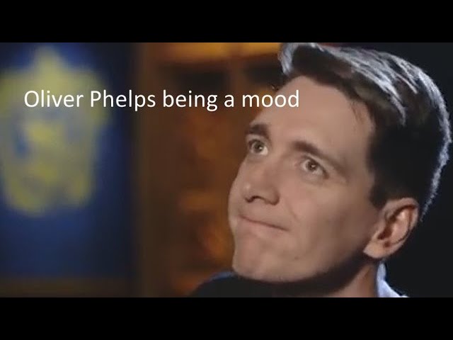 Oliver Phelps being a mood for 3 minutes straight