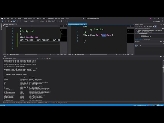 PowerShell Project in Visual Studio 2022 | PowerShell Getting Started