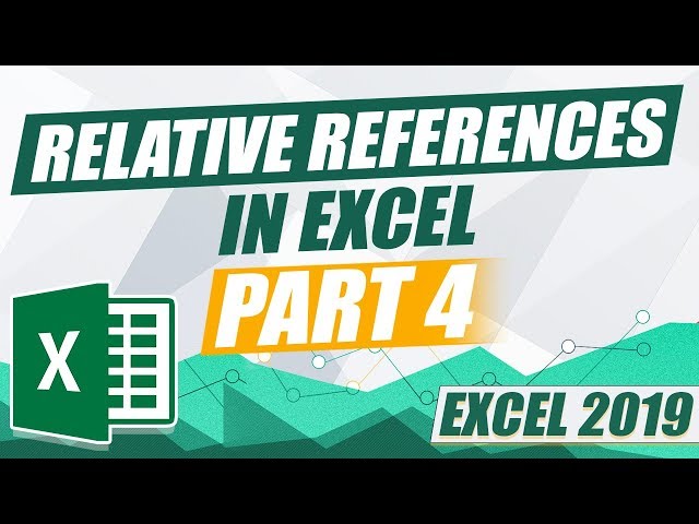 Excel 2019 for Beginners - Part 4: Relative references in MS Excel