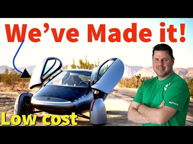 Apter Solar Vehicles | The Lowest Cost Production SEV in EV Space