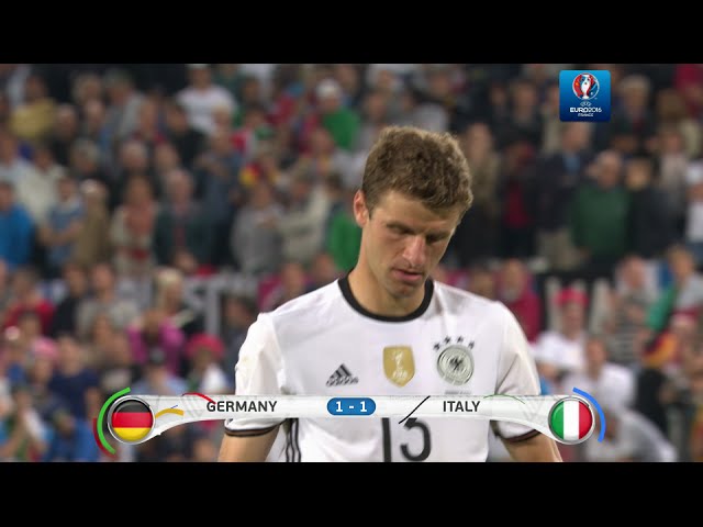 Deutschland vs Italien Elfmeterschießen Euro2016 02.07.2016  4K UHD