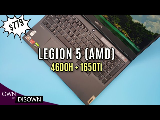 $779 Lenovo Legion 5 (AMD) 4600H + GTX 1650Ti Review - WOW !