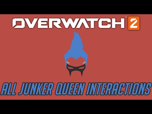Overwatch 2 - All Junker Queen Interactions + Unique Kill Quotes