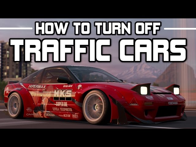 Forza Horizon 3 - How to turn off Traffic Cars - Widebody 240SX