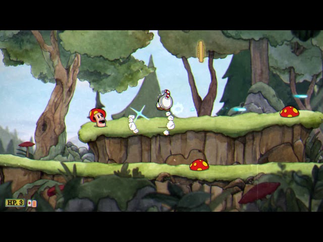 Cuphead Level One Forest Follies playthrough