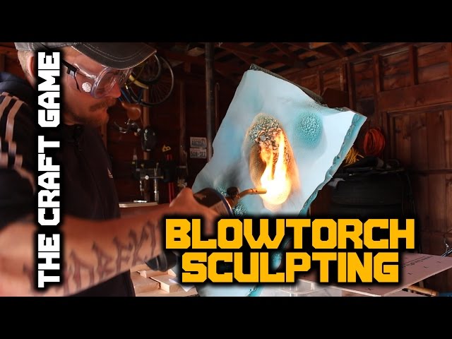 Quick How-To on Sculpting Styrene with a BLOWTORCH!