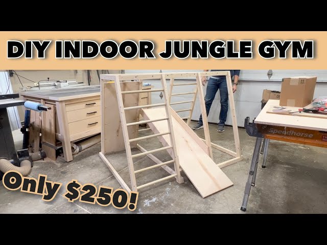 DIY Indoor Toddler Jungle Gym
