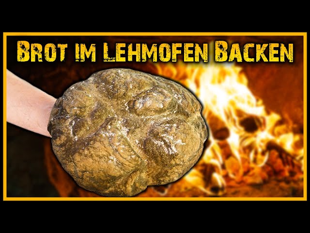 🔥 Brot backen im Lehmofen 🍞 - Steinofen Outdoor Bushcraft Ofen Deutschland