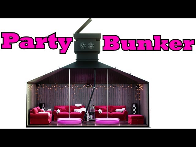 Man Turns His Bunker Into a underground party room