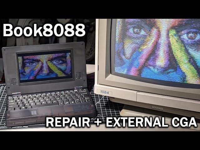 Finding an intermittent fault on the Book8088 & adding external CGA output