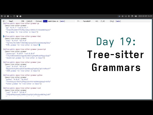 Day 19: Bootstrapping Tree-sitter Grammars - Road to FOSS Business