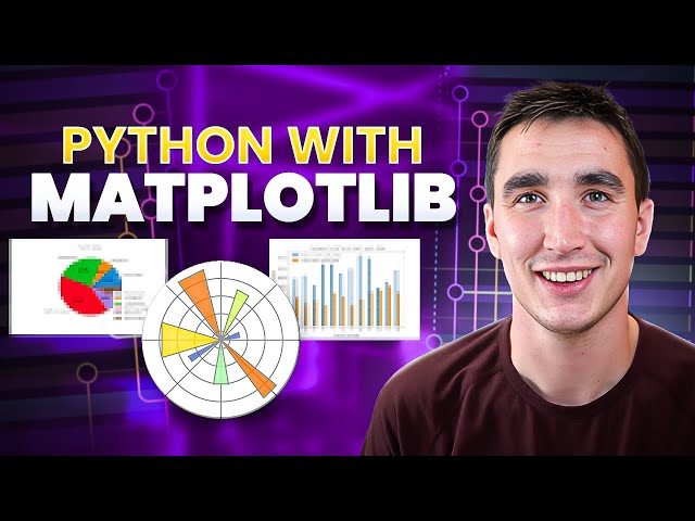Intro to Data Visualization in Python with Matplotlib! (line graph, bar chart, title, labels, size)