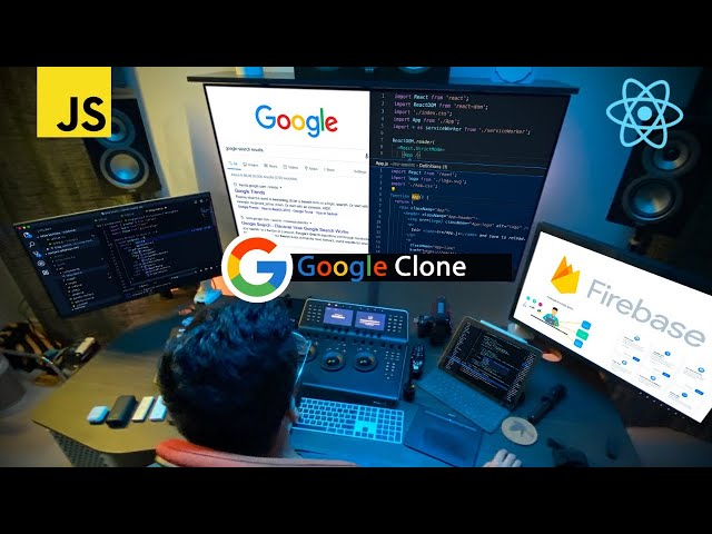 🔴 Let's Build a GOOGLE Clone with REACT JS for Beginners!
