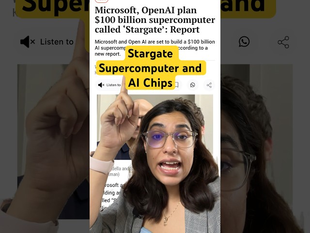 What are AI Chips and Stargate Supercomputer? Must know for Prelims 2024