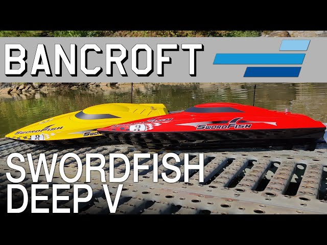 Bancroft Swordfish Deep V RTR Racing Boat Unboxing & Overview - Motion RC