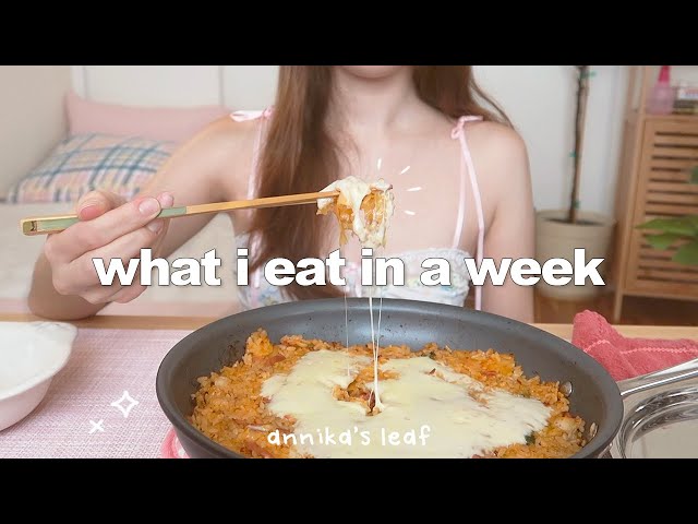 what i eat in a typical day 🍳 quick, korean recipes & meal ideas for a busy week