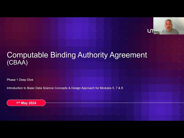 DARE 3 – Computable Binding Authority Agreement (CBAA) Phase 1 Deep Dive
