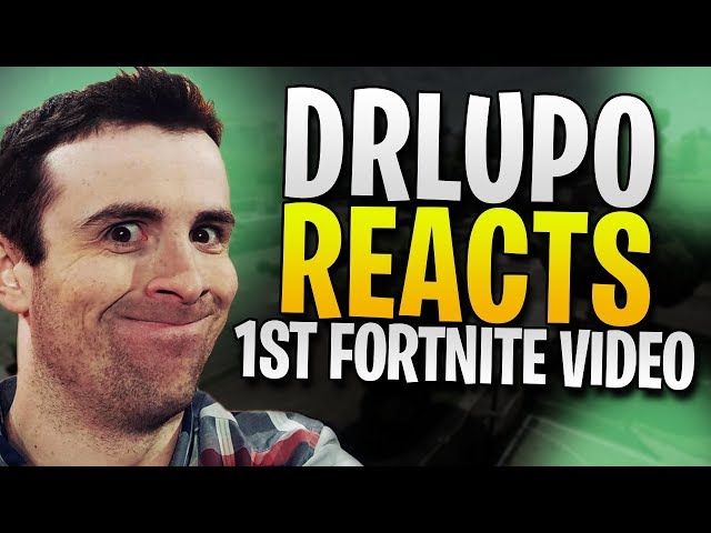 DrLupo Reacts to his first Fortnite video ever!