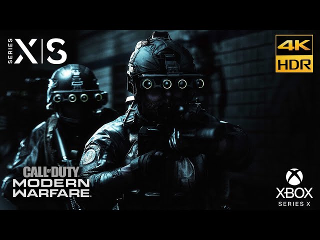 Call of Duty: Modern Warfare [Xbox Series X 4K HDR 60FPS] Going Dark Realism Gameplay