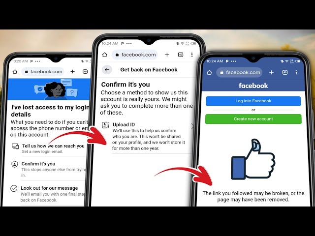 NEW! Facebook Account Recovery Upload ID Option Not Working The Link you followed may be broken