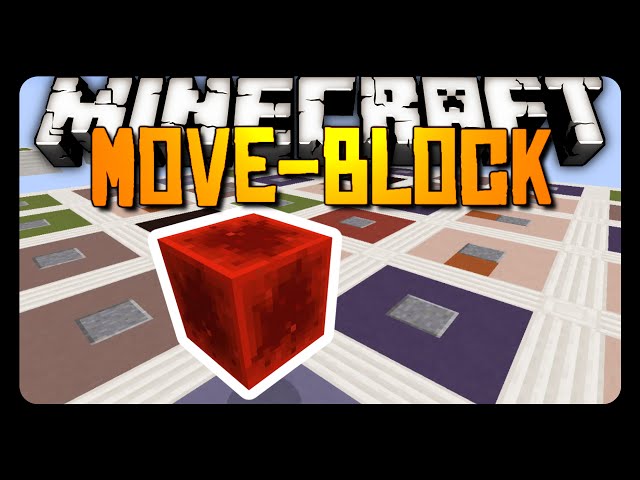 Minecraft | MOVE-BLOCK! | Unique Puzzle Map!
