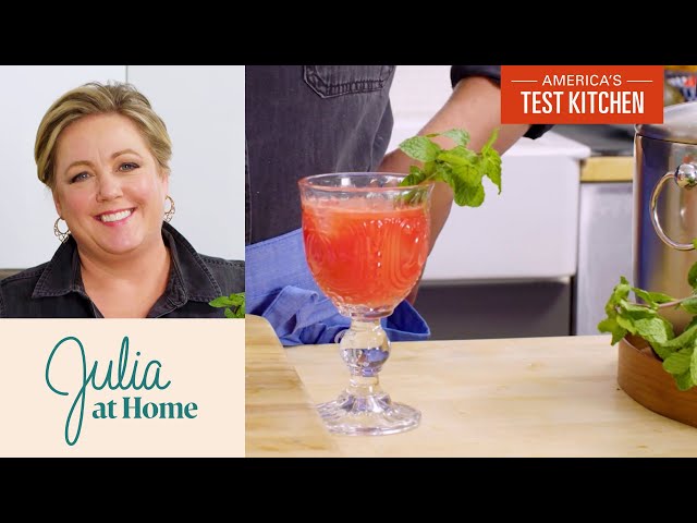 How to Make Watermelon-Lime Agua Fresca | Julia at Home
