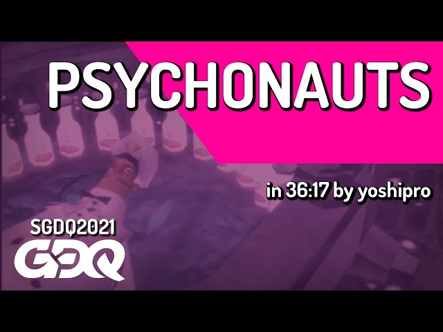 Psychonauts by yoshipro in 36:17 - Summer Games Done Quick 2021 Online
