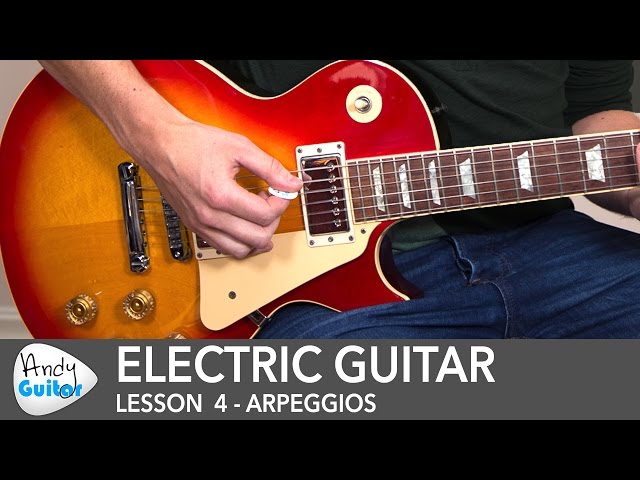 Electric Guitar Lesson 4 - Picked Arpeggios for Beginners