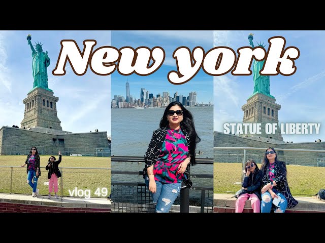New york Hindi Vlog | Statue Of Liberty | #statueofliberty #newyork #timessquare  #newyorkcity #usa