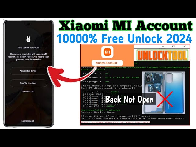 ALL Redmi Mi Account Remove Free Tool || Mi Account Unlock Tool | Xiaomi Mi Account Sideload Mode ✅
