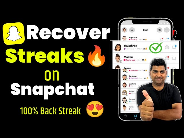 how to restore snapchat streak