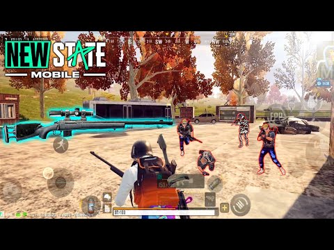 I play using M24+8X against a squad | PUBG NEW STATE🔥