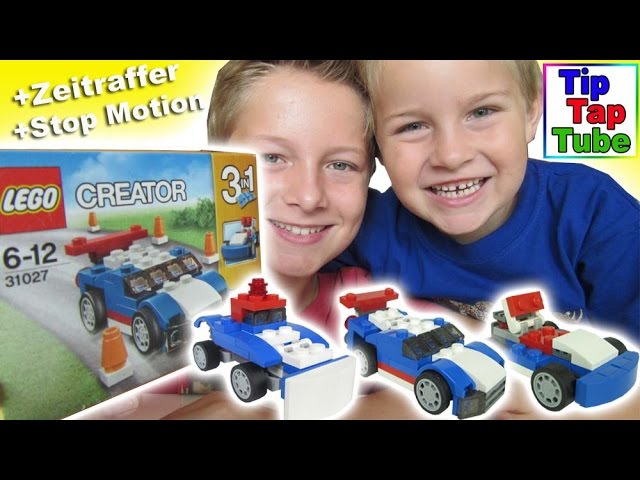 Lego Creator 31027  Spielzeug Rennwagen Schneepflug Buggy Kanal für Kinder Kinderkanal