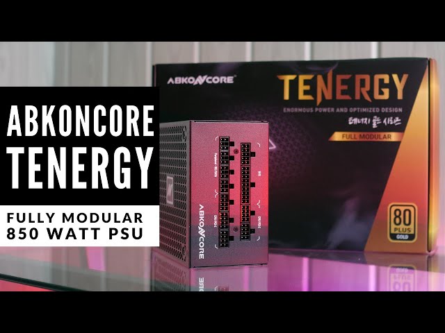 Abkoncore Tenergy 850 Watt 80Plus Gold PSU Overview ~ Abkoncore Tenergy | TekTherapy