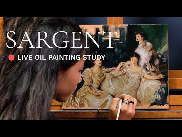 🎨 Live Impressionist Oil Painting | John Singer Sargent S1E2