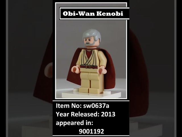 Shorts: LEGO® Minifigures Star Wars sw0637a - Obi-Wan Kenobi #StarWars
