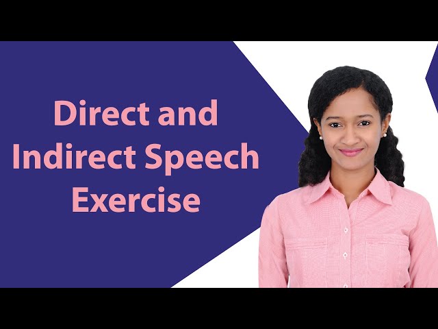 Direct and Indirect Speech | Example - 1 | Grammar | English Language | TalentSprint Aptitude Prep