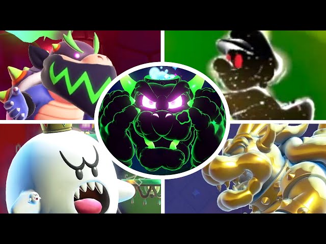 Super Mario Bros Wonder - All Bosses (No Damage)