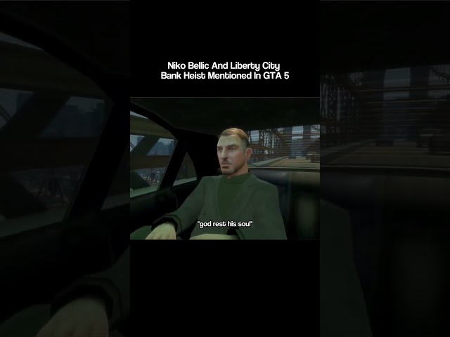 Niko Bellic And Liberty City Bank Heist Reference | Grand Theft Auto 5