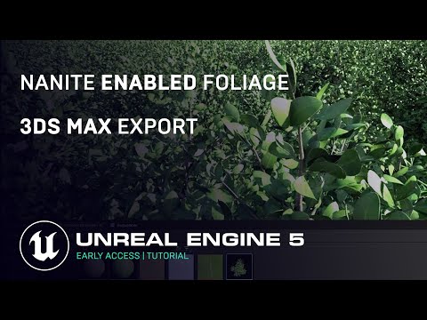Unreal Engine 5 Nanite Enabled Foliage Tree | Import from 3ds Max 2022 | 300B Tris | GTX1050ti