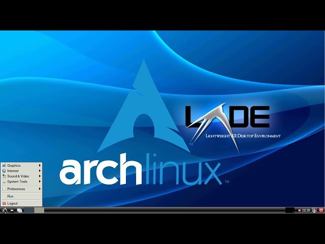 How to install GUI in Arch Linux - Desktop Environment LXDE