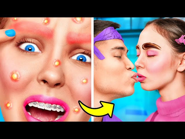 Testing Viral TikTok Beauty Gadgets for Poor to Rich Makeover! 😨 Nerd Kissed a Crush