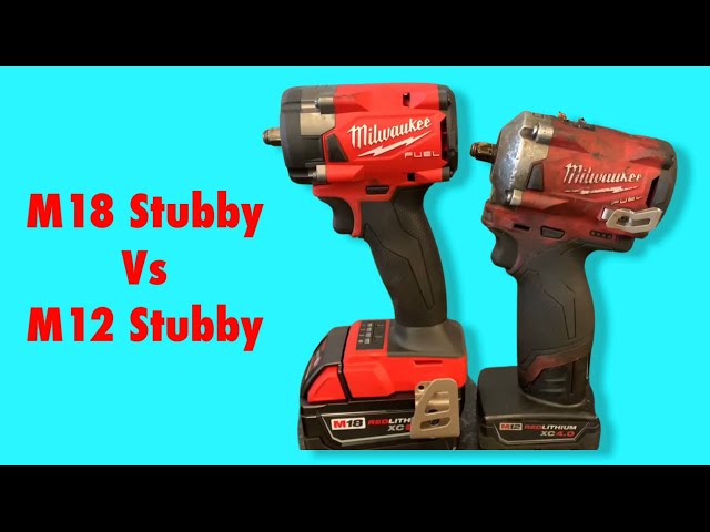 Milwaukee Tools New Gen 3 M18 Fuel Compact Wrench Vs. M12 Stubby Impact Wrench