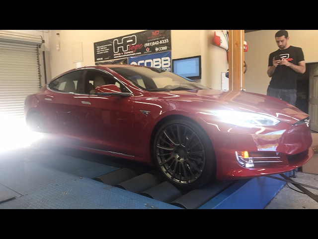 Tesla P100D on the dyno - was streamed live - full edited video due tonight